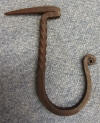 Forged Iron Wall or Post Hook