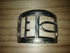 35mm Decorated Brass Shoe Buckle