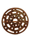 Bronze Viking Brooch Knotwork Pattern